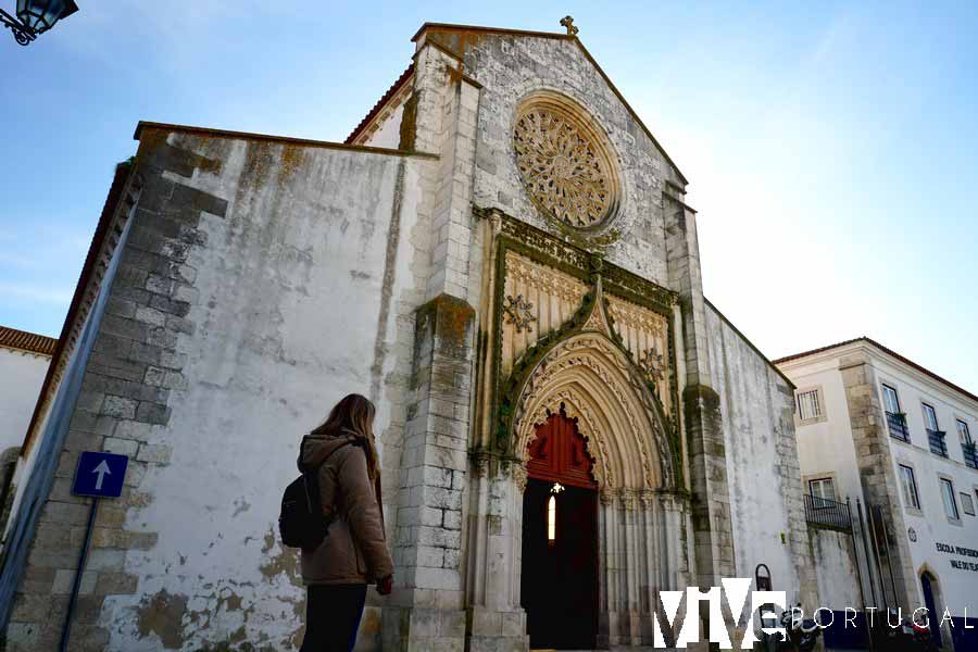 Fachada de la iglesia de Nuestra Señora de Graça que ver en Santarém