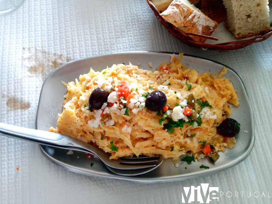 Bacalao a brás de O Lavrador