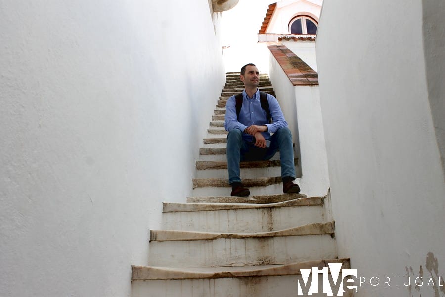 Escaleras de la torre del Paço Reial