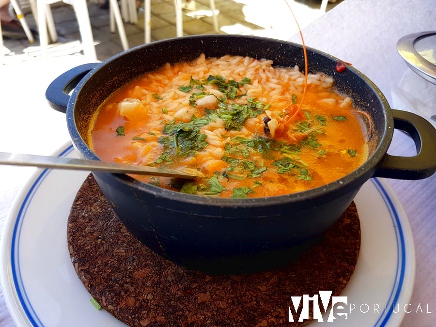 Arroz de tamboril del restaurante Estrela do Mar