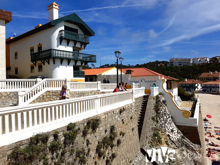 Una de las elegantes casas de São Pedro de Moel