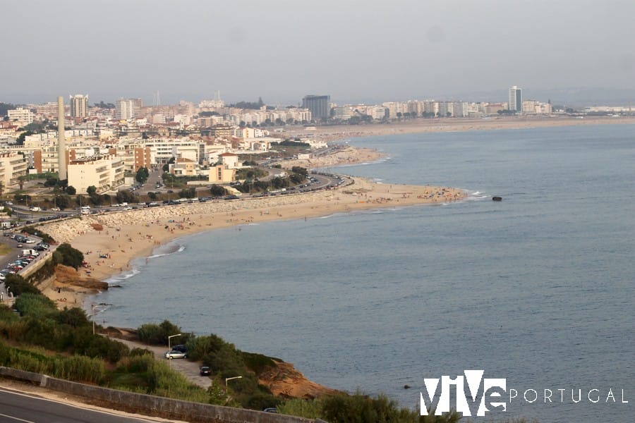 Costa de Figueira da Foz desde el Cabo Mondego