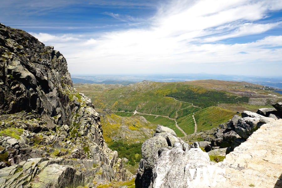 Vistas de la Sierra de la Estrella desde la carretera que une Manteigas con el pico Torre