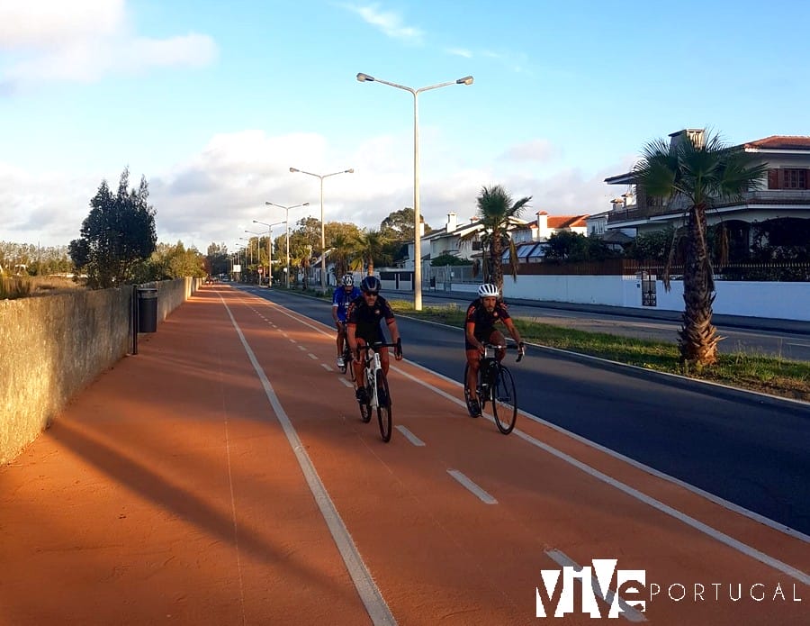 Carril bici entre Ovar y Furadouro