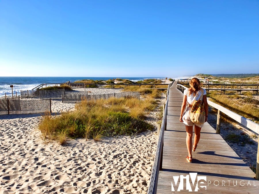 Pasarela norte de la playa de Furadouro