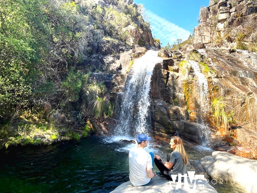 Cascada de Cela Cavalos en el municipio de Montalegre