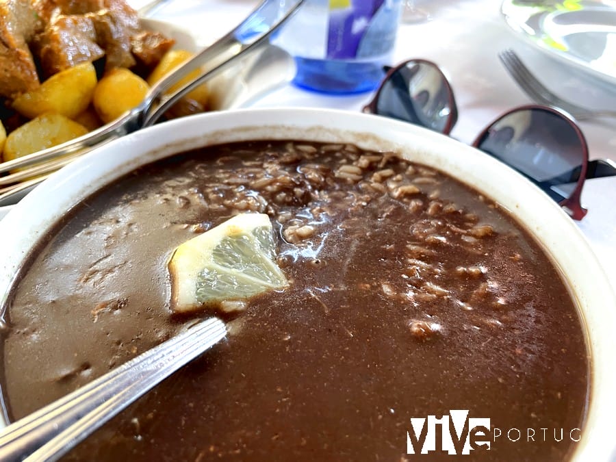 Arroz de sarrabulho a moda de Ponte de Lima