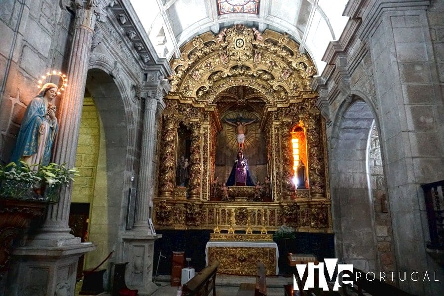 Una de las capillas de la igreja Matriz de Ponte de Lima