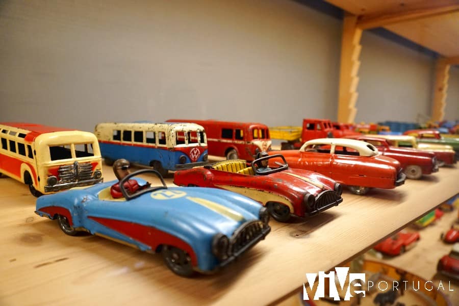 Coches de juguete en el Museu do Brinquedo