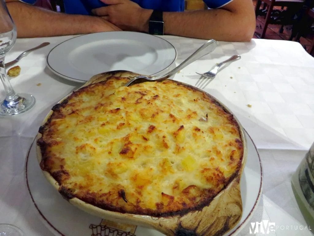 Bacalao con nata de O Telheiro