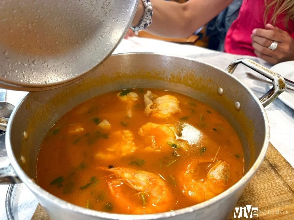 Arroz tamboril de Cantinho da Ramboia