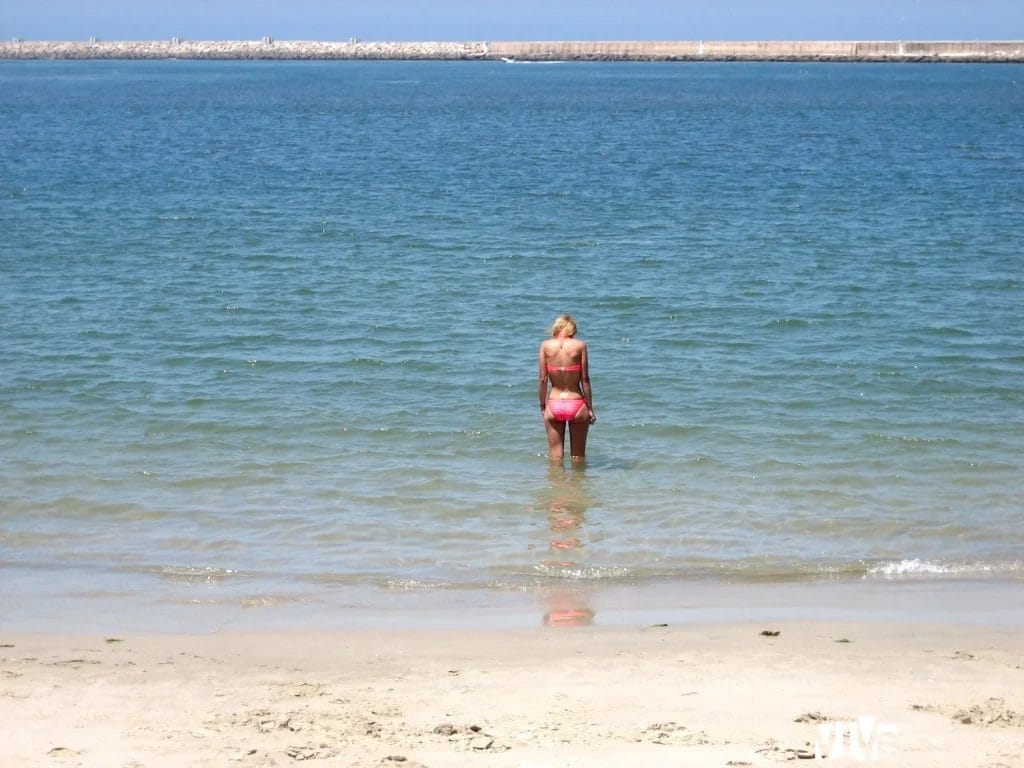 Playa del faro de Barra