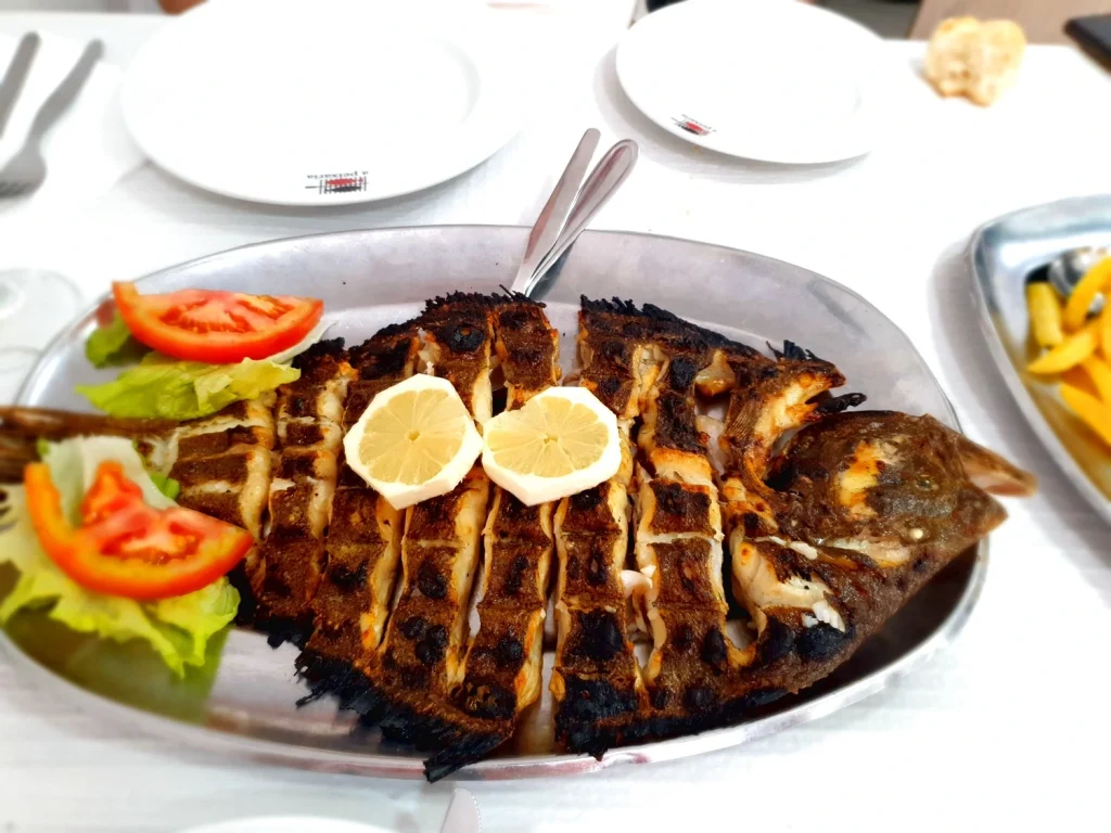 Rodaballo del restaurante A Peixaria