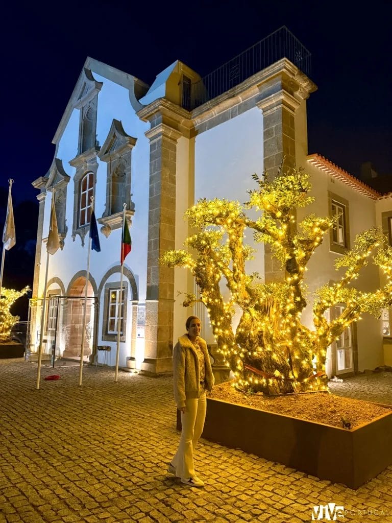 Convento do Seixo de noche