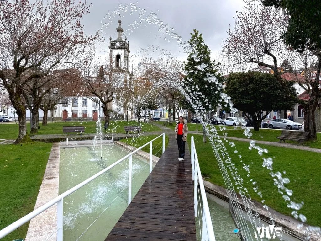 Jardim Público e iglesia de Nossa Senhora da Conceição