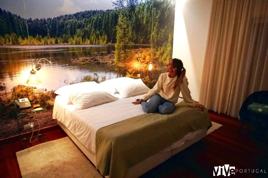 Nuestra habitación en Senhora da Rosa Tradition & Nature Hotel 