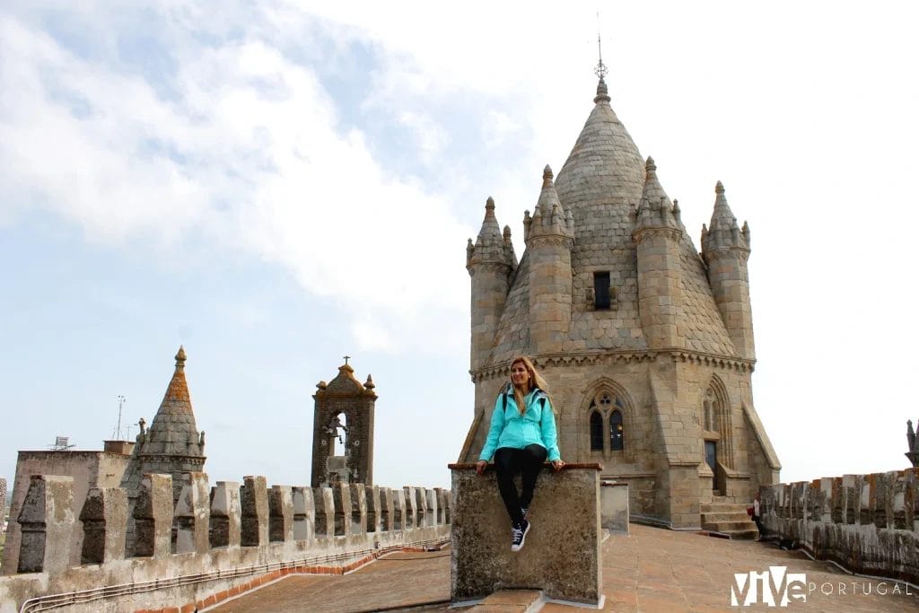 Cubierta de la catedral de Évora