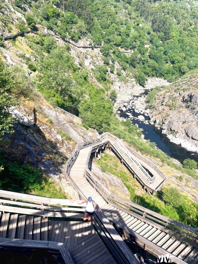 Primer tramo de las pasarelas desde Areinho