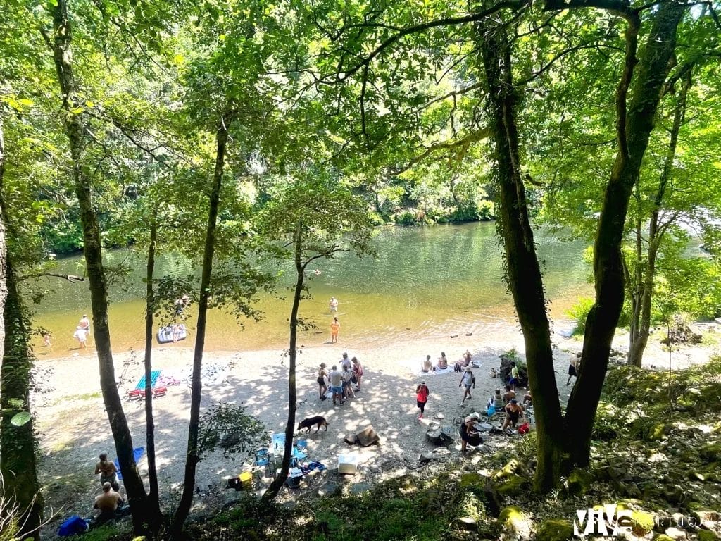 Playa fluvial de Vau